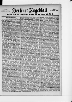 Berliner Tageblatt und Handels-Zeitung vom 19.10.1902