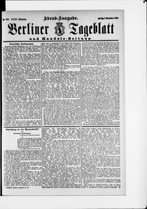 Berliner Tageblatt und Handels-Zeitung vom 07.11.1902