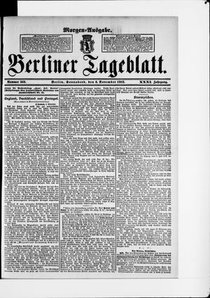 Berliner Tageblatt und Handels-Zeitung vom 08.11.1902