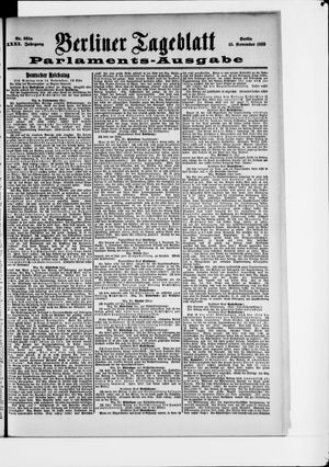 Berliner Tageblatt und Handels-Zeitung vom 15.11.1902