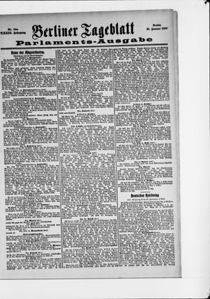 Berliner Tageblatt und Handels-Zeitung vom 30.01.1903