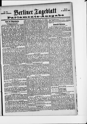Berliner Tageblatt und Handels-Zeitung vom 12.02.1903