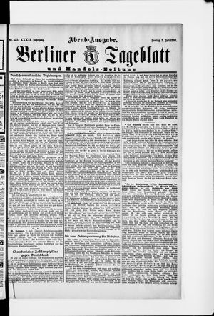 Berliner Tageblatt und Handels-Zeitung vom 03.07.1903