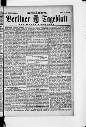 Berliner Tageblatt und Handels-Zeitung vom 17.07.1903