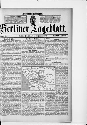 Berliner Tageblatt und Handels-Zeitung vom 19.01.1904