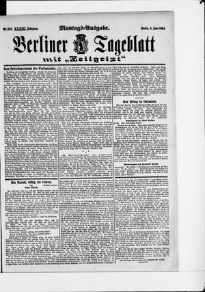 Berliner Tageblatt und Handels-Zeitung vom 06.06.1904