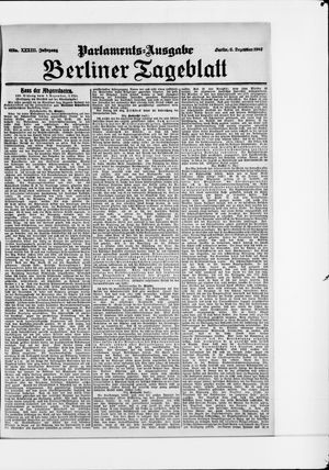 Berliner Tageblatt und Handels-Zeitung vom 02.12.1904