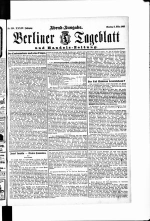 Berliner Tageblatt und Handels-Zeitung vom 06.03.1905