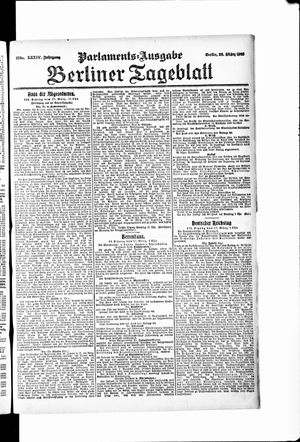 Berliner Tageblatt und Handels-Zeitung vom 28.03.1905