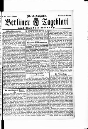 Berliner Tageblatt und Handels-Zeitung vom 30.03.1905