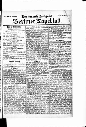 Berliner Tageblatt und Handels-Zeitung on Mar 31, 1905
