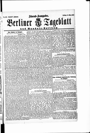 Berliner Tageblatt und Handels-Zeitung vom 31.03.1905