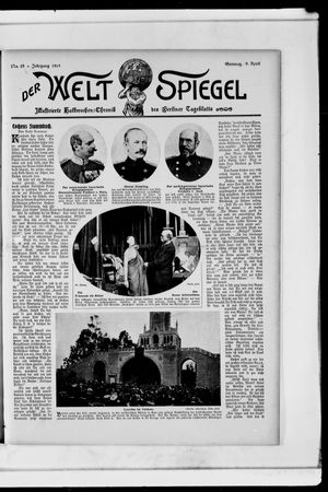 Berliner Tageblatt und Handels-Zeitung vom 09.04.1905