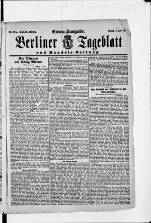 Berliner Tageblatt und Handels-Zeitung vom 02.06.1905