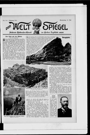 Berliner Tageblatt und Handels-Zeitung vom 13.07.1905