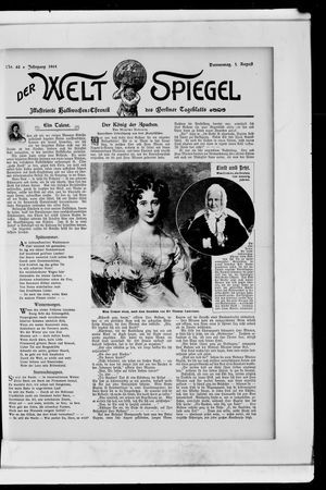 Berliner Tageblatt und Handels-Zeitung on Aug 3, 1905
