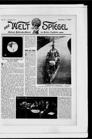 Berliner Tageblatt und Handels-Zeitung vom 10.08.1905
