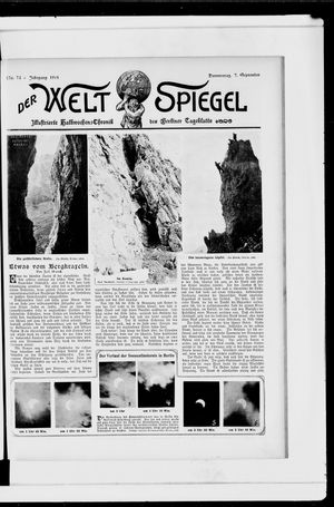 Berliner Tageblatt und Handels-Zeitung vom 07.09.1905