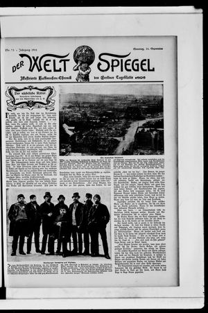 Berliner Tageblatt und Handels-Zeitung on Sep 10, 1905