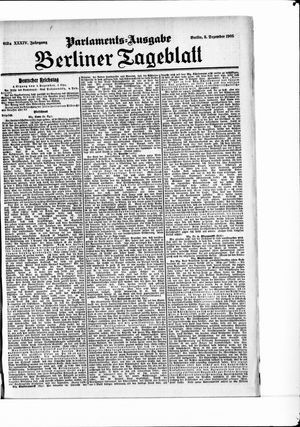 Berliner Tageblatt und Handels-Zeitung vom 02.12.1905