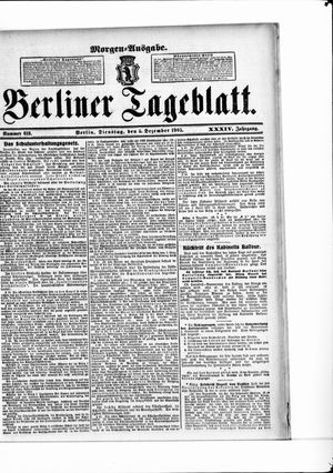 Berliner Tageblatt und Handels-Zeitung vom 05.12.1905