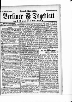 Berliner Tageblatt und Handels-Zeitung vom 05.12.1905