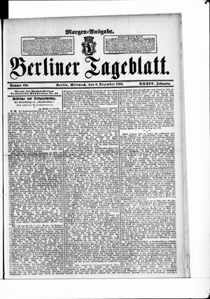 Berliner Tageblatt und Handels-Zeitung vom 06.12.1905