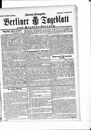 Berliner Tageblatt und Handels-Zeitung vom 07.12.1905