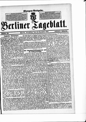 Berliner Tageblatt und Handels-Zeitung vom 12.12.1905