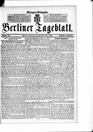 Berliner Tageblatt und Handels-Zeitung vom 29.12.1905