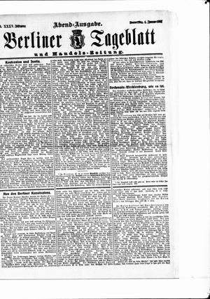 Berliner Tageblatt und Handels-Zeitung vom 04.01.1906