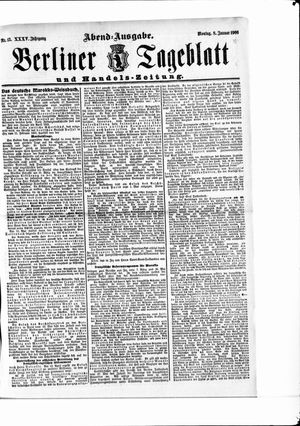 Berliner Tageblatt und Handels-Zeitung vom 08.01.1906