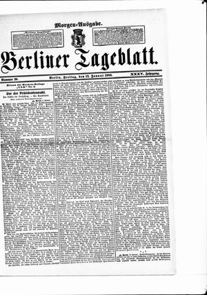 Berliner Tageblatt und Handels-Zeitung vom 12.01.1906