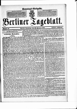Berliner Tageblatt und Handels-Zeitung vom 28.01.1906