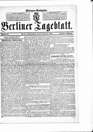 Berliner Tageblatt und Handels-Zeitung vom 03.02.1906
