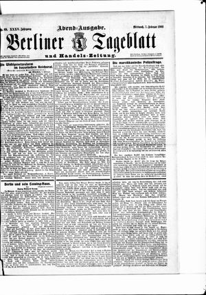 Berliner Tageblatt und Handels-Zeitung vom 07.02.1906
