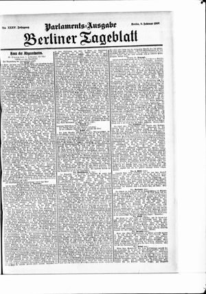 Berliner Tageblatt und Handels-Zeitung vom 09.02.1906