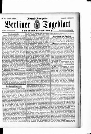 Berliner Tageblatt und Handels-Zeitung vom 03.03.1906