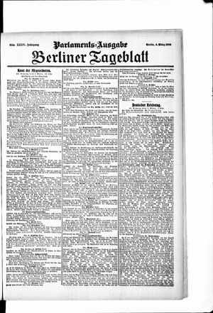 Berliner Tageblatt und Handels-Zeitung vom 04.03.1906