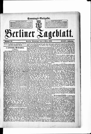 Berliner Tageblatt und Handels-Zeitung on Mar 4, 1906