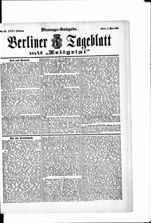 Berliner Tageblatt und Handels-Zeitung vom 05.03.1906