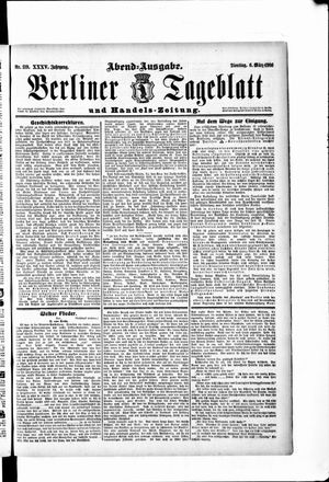 Berliner Tageblatt und Handels-Zeitung on Mar 6, 1906