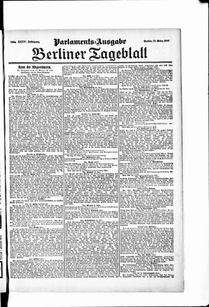Berliner Tageblatt und Handels-Zeitung vom 17.03.1906