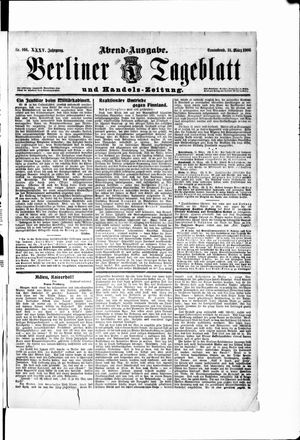 Berliner Tageblatt und Handels-Zeitung on Mar 31, 1906
