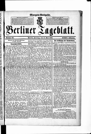 Berliner Tageblatt und Handels-Zeitung vom 11.05.1906
