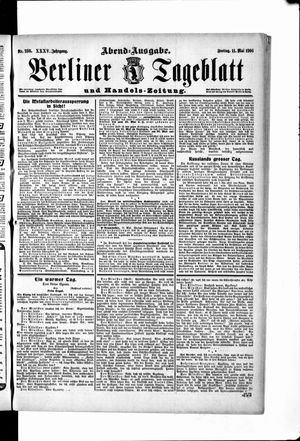 Berliner Tageblatt und Handels-Zeitung vom 11.05.1906