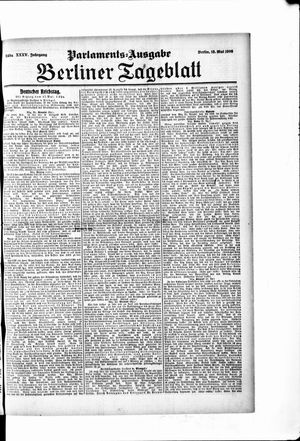 Berliner Tageblatt und Handels-Zeitung vom 18.05.1906