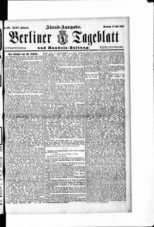Berliner Tageblatt und Handels-Zeitung vom 23.05.1906