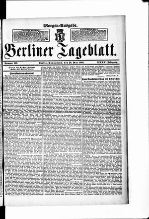Berliner Tageblatt und Handels-Zeitung on May 26, 1906