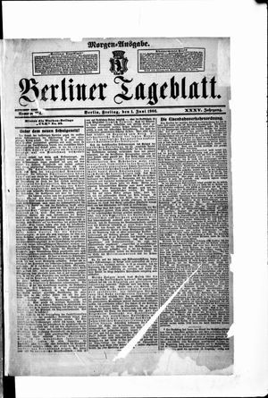 Berliner Tageblatt und Handels-Zeitung on Jun 1, 1906